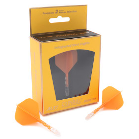 Shaft z piórkiem Cuesoul Rost T19 Standard Pomarańczowy/Przezroczysty Medium