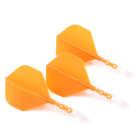 Shaft z piórkiem Cuesoul Rost T19 Standard Pomarańczowy/Przezroczysty Medium