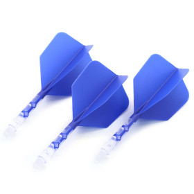 Shaft z piórkiem Cuesoul Rost T19 Big Wing Niebieski/Przezroczysty Medium