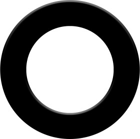 Ring Opona ochronna Tarczy do Darta XQMax  Black Czarna
