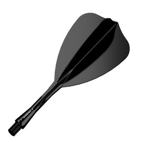 Winmau Fusion Arrow Shaft z Piórkiem Black Czarny Inter
