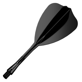Winmau Fusion Arrow Shaft z Piórkiem Black Czarny Medium PREORDER wysyłka od 09.07