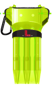 Etui na lotki LStyle Krystal One Żółty Neon Yellow
