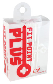Groty do lotek do soft darta Cosmo Fit Point Plus Białe 50 szt.
