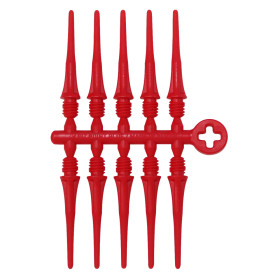Groty do lotek do soft darta Cosmo Fit Point Plus Czerwone 50 szt.