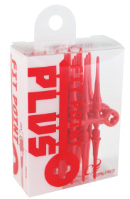 Groty do lotek do soft darta Cosmo Fit Point Plus Czerwone 50 szt.