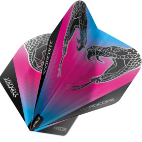 Piórka do lotek Red Dragon Peter Wright Snake Rainbow