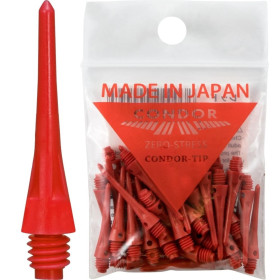 Groty do lotek do soft darta Condor Tip Czerwone Red 40 szt.