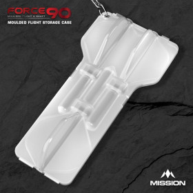 Etui Pokrowiec na shafty z piórkami Mission Force 90 Moulded Biały White