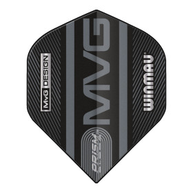 Piórka Winmau Michael Van Gerwen Prism Alpha Black Grey