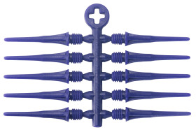 Groty do lotek do soft darta Cosmo Fit Point Plus Niebieskie 50 szt.