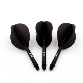 System Cuesoul Rost AK5 Teardrop Solid Black Czarne Medium