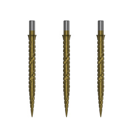 Groty do lotek do steel darta Cuesoul Touch Point II Złote 33mm
