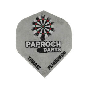 Piórka do darta Paproch Darts Szare Standard No2 3szt.