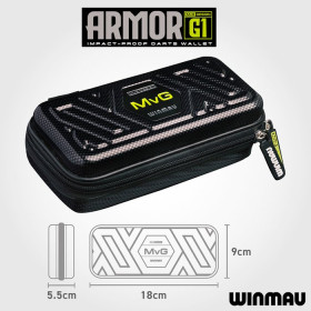 Pokrowiec Etui na rzutki do Darta Winmau Armor G1 MvG