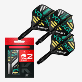 KFlex Target Short Czarny Black No2 Rob Cross Voltage (3szt.)