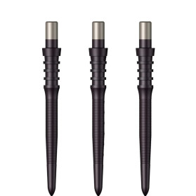 Groty do lotek do steel darta Mission Sniper Micro Grip Black Czarne 32mm