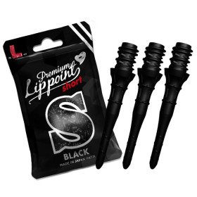Groty do lotek do soft darta LStyle Lippoint Premium Short Czarne 30 szt.