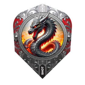 Piórka do darta Shot Future Knights The Dragon Standard No6