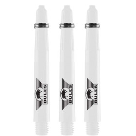 Shafty Bull's Nylon Dura Białe Medium 3szt.