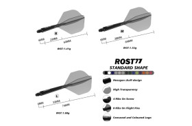 Cuesoul Rost77 Standard Transparentny Fioletowy Medium