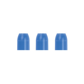 Kapturki do shaftów i piórek LStyle Champagne Rings Niebieskie Blue