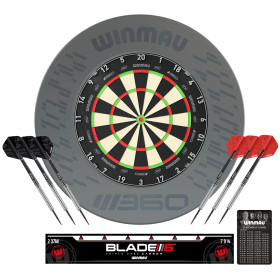 Zestaw Winmau Blade 360 Surround Set (Tarcza + Opona + Lotki)