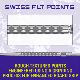 Groty Target Swiss Point FLT Srebrne 42mm