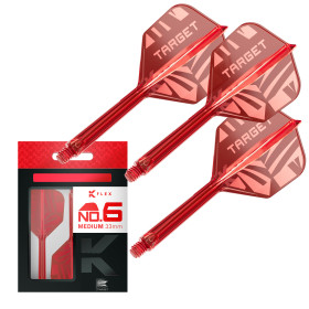 KFlex Target KFlex Flight Red Czerwone Medium No6