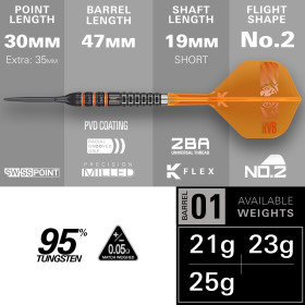 Lotki Rzutki Target Raymond van Barneveld 95k 95% 25g SP